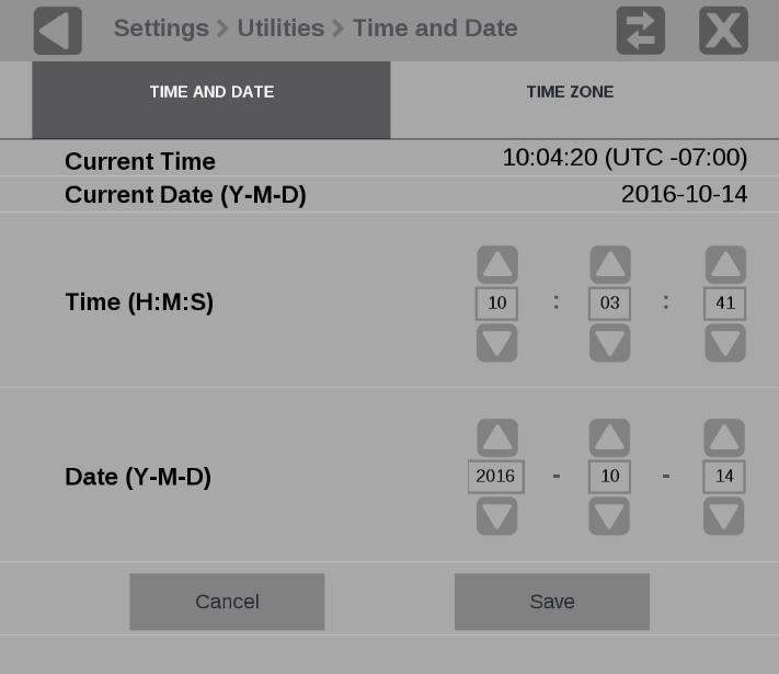 How to configure the instrument Howtosetthetimeanddate Perform the following steps to set the internal time and date used by the instrument to record events. NOTE.