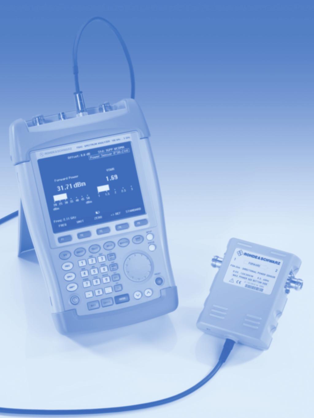 GENERAL PURPOSE Spectrum analyzers Additional new features 44074 / 3 FIG 4 The R&S FSH3 with the new Directional
