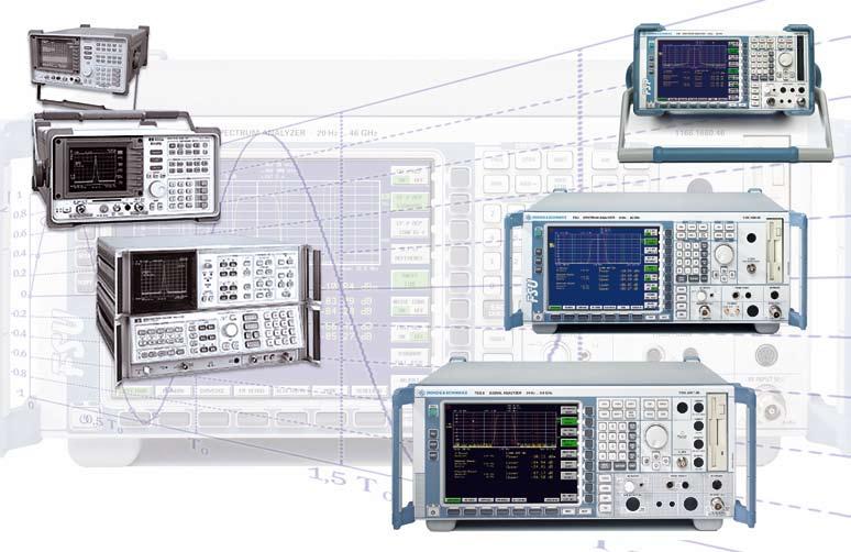 GENERAL PURPOSE Spectrum analyzers Analyzers R&S FSP / FSU / FSQ Easy replacement of HP856x and HP859x spectrum analyzers in T&M systems Anyone who has ever developed a certified T&M system knows the