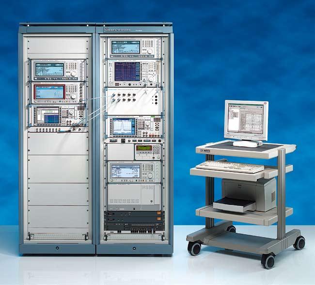 narios for the various mobile radio standards can be used as a model. In most cases, even measurements that comply with conformance tests can be performed with an R&S TS8955.