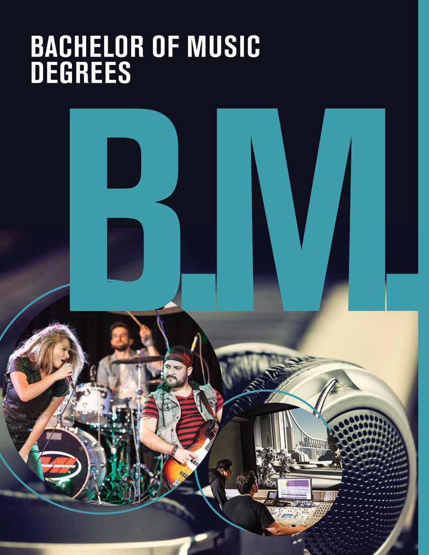 BACHELOR OF MUSIC OVERVIEW QTRS IN COMPOSITION OR PERFORMANCE* MI s Bachelor of Music Degree offers several options for students who want to gain an in-depth mastery of Harmony, Theory and Ear
