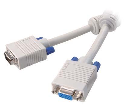 interference - Shielded 75 ohm video cable - 1:1 VGA extension CE M2 18 VV EDP-No. 45449 ctn qty. 5 / 1.8m CE M2 50 VV EDP-No. 45450 ctn qty. 5 / 5.