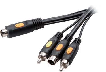5 mm audio / video connection - 75 ohm video cable CC A 20 3 EDP-No. 45408 ctn qty. 5 / 2.