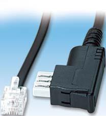 modems - Signal return In TAE plug connected RJ11 plug a 3 b 4 TAE "N" plug 1 a 2 b 5 b2 6 a2 CC T 60 EDP-No.