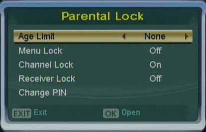6.4 Parental control If no OSD menu is visible on your screen, press the Menu-Button to open the main OSD menu. Navigate to the option Parental Lock and press the OK-Button to select.