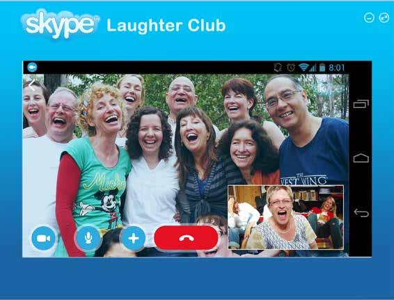Skype Laughter Club With growing popularity of Laughter Yoga Clubs, more and more people want to get involved, but at times they do not have a Laughter Club in their area.