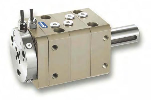 DDF-SE Feed-through Stationary Rotary Feed-through Stationary Feed-through Pneumatic and electric rotary feed-through for stationary use Area of application For use on rotary indexing tables and