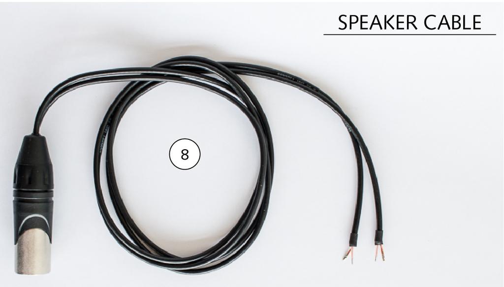 Figure 12: Stereo Audio Cable Cable 8 connects the desktop monitor speakers to