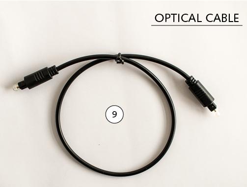 Figure 13 : Speaker Cable Cable 9 is an optical cable that connects the Analogue