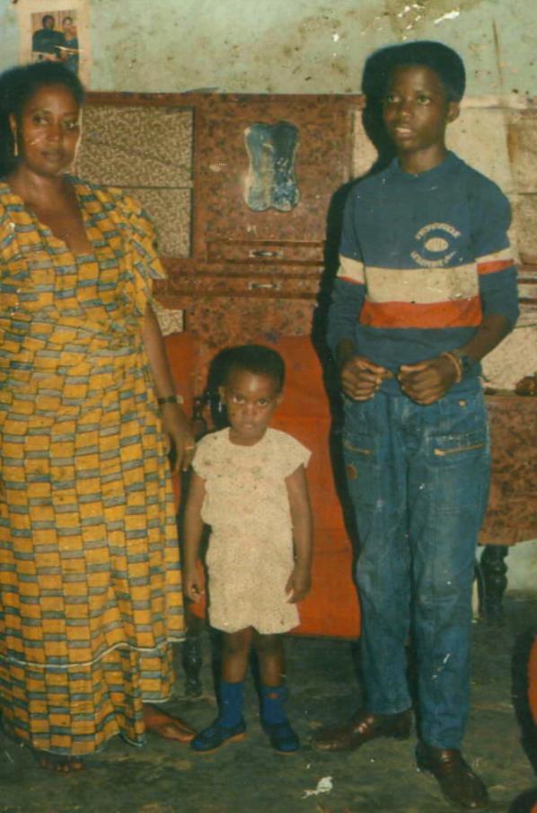Photo 35: Bosco s beautiful wife, Stéphanie; Pierette s son, Champion, and Murphy 70 Giséle Kalasa Mwenda, born 1965, lives in Likasi with her husband and seven children.