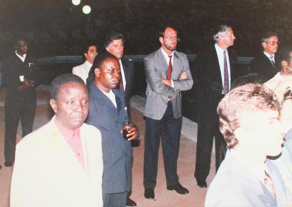 Photo 94: Bosco (front left) at President Mobutu's reception 160 7.
