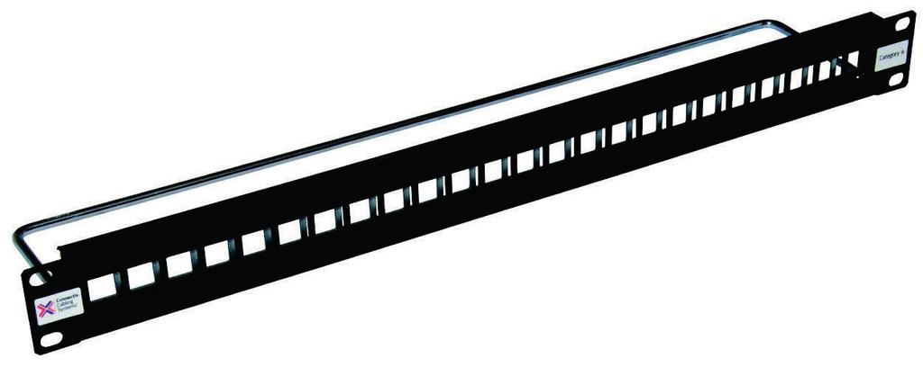 Unloaded FTP Keystone Patch Panel The BTNS 24/48 Way Keystone Patch Panels offer high density and the capability for 10G data transmission performance levels.