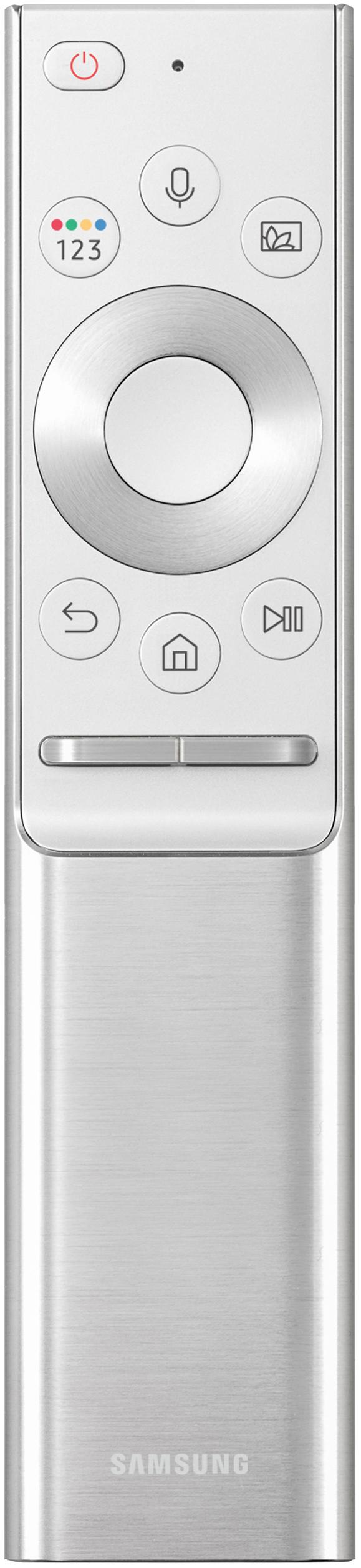 If the Samsung Smart Remote does not pair to the TV automatically, point it at the remote control sensor of the TV,