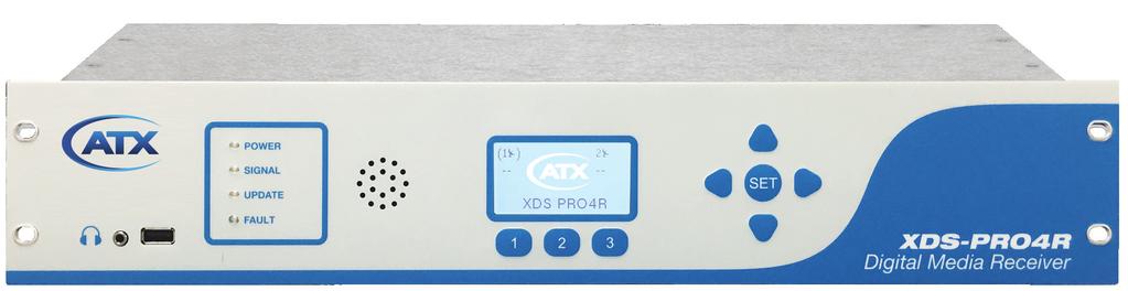 XDS-PRO4R Audio DVB Satellite Receiver Low bitrate down to 100 Ksps (Optional). 256 Ksps standard Can fit in a 150 KHz carrier (Optional).