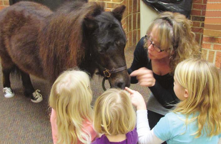 BOOKENDS MAY - JUNE 2017 MICHELANGELO, THE LITTLE THERAPY HORSE Tuesday, May 9-4 to 5 pm Ages 4 & Up Limit: 50 children Registration required Michelangelo is a miniature therapy horse who visits
