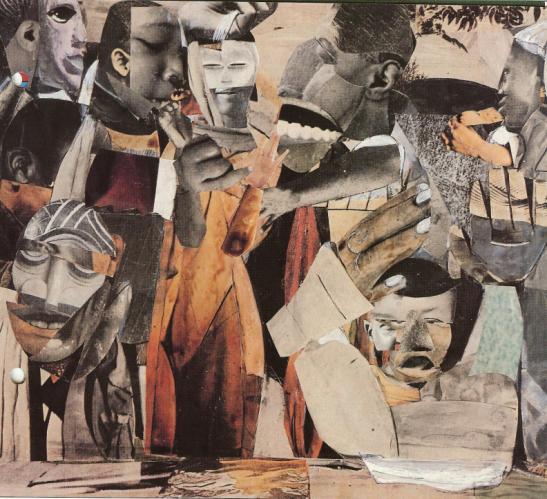 Romare Bearden: Working with Juxtaposition Worksheet Write your an