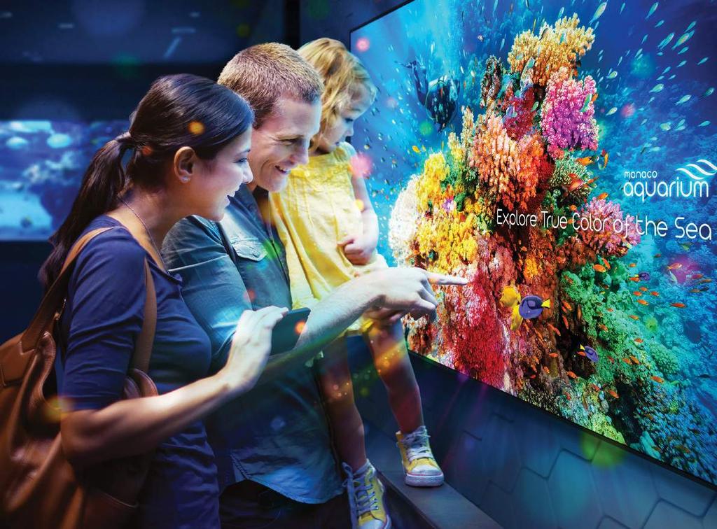 SAMSUNG SMART SIGNAGE QHH SERIES Transform Customer Engagement through Next-Generation QLED Composition and True-To-Life Picture Quality With the introduction of its new quantum-dot powered QHH