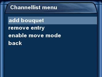 -26- You cannot delete the channels in the All view. The use of the All view is to keep an internal list of all available stations.