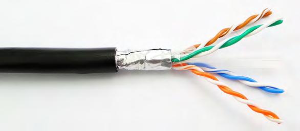 STRUCTURED CABLING PRODUCTS Cat. 6 FTP 250 MHz Solid Cable (Outdoor Grade) CAT.6 FTP CABLING SYSTEM Application: 1000BASE-T Gigabit Ethernet (IEEE 802.3) 100Base-T Fast Ethernet (IEEE802.