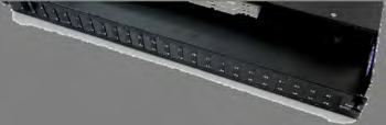 Black Rack Mount Fiber Panel, 2U, 48 Duplex ports (96 core): Sliding drawer Supplied with cable management & splice cassette Color : Black standard Material : 5mm) SC, ST & FC