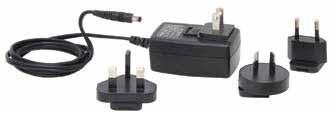 Supplied Accessory Optional Accessories PSU-5VU Universal DC adaptor (Part No: 1180 0049) Wall power adaptor with interchangeable plug for international use.