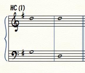 Cadence patterns can also be practiced in the context of both short and longer phrase lengths.