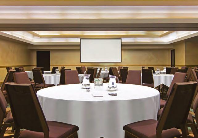 0m The Lagoon Room features three retractable widescreen format projection screens (2545mm x 1430mm), installed high performance Panasonic projectors and a versatile vision
