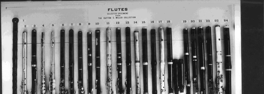 Summary As I explored these aspects of music, two themes kept popping up: flutes and CWRU. As a flute player, I learned of the Dayton C. Miller collection of flutes housed at the Library of Congress.