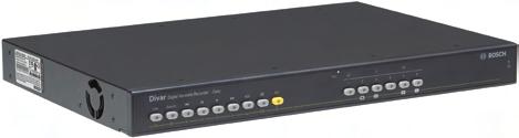 270 Recording Solutions Recording Solutions 7 Divar Easy - Digital Video Recorder Features 6, 9 and 16-channel versions Models with or without internal DVD writer Automatic division of recording