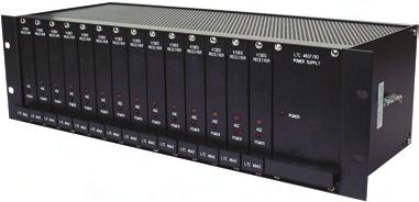 302 Video Transmission Video Transmission 8 Video Transmission LTC 46xx and LTC 47xx Series Fiber Optic Transmission Units Features Video and data models available No adjustments required Long