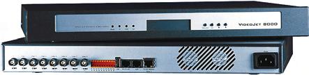 IP Network Video Professional Range 333 VideoJet 8000 8-channel MPEG-2 Encoder The VideoJet 8000 is powerful enough to simultaneously allow MPEG-2 live viewing, recording, playback, and backup.