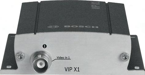 342 IP Network Video X-Range Installation/Configuration Notes Rear view all models 1 USB port 5 LED Link 2 Reset: Factory Default 6 LED Traffic 3 Alarm in, Relay out, Power, COM (RS232/422/485) 7
