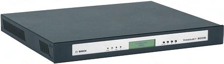 350 IP Network Video X-Range VideoJet 8008 8-Channel MPEG-4 Encoder The VideoJet 8008 s internal hard disk records weeks at a time locally, or for more extended recording periods it can use the
