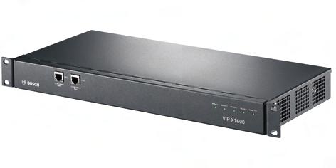 IP Network Video X-Range 353 VIP X1600 Modular High-Performance Video Encoder By routing the IP video to a high performance VIP XD video decoder or a VIDOS Monitor Wall you can present the video with