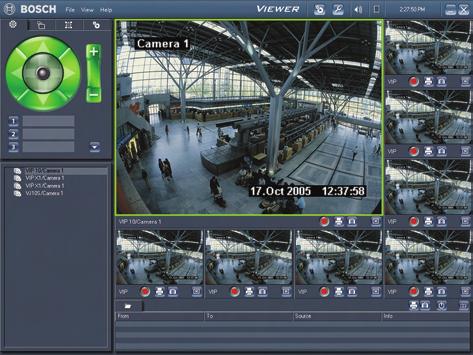 IP Network Video VIDOS Pro Suite 367 VIDOS Lite Installation Package VIDOS Lite Viewer VIDOS Lite Viewer is an easy-to-handle, entry-level application that enables an operator to control professional