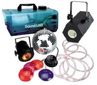 Keene Electronics Catalogue 2005 DJ and Home Party lighting & effects SOUND ACTIVATED SPOT BANK Not to be confused with the plastic versions, this is a rugged totally self contained lighting system