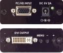 Keene Electronics Catalogue 2005 DVI/VGA Converters/Scalers Model VGADVI (right) converts Analog to DVI, while the DVIVGA (below) converts DVI to Analog.