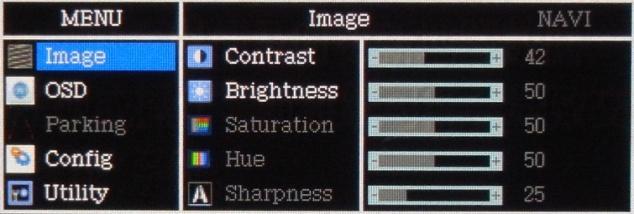 EXIT RGB Mode: Contrast, Brightness AV2