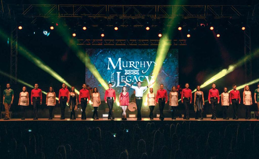 38 Murphy s Celtic Legacy THU MAR 7 7:30PM Don t blink, for this is no ordinary Irish Dance performance; it is a battle of styles, a clash of colours.