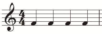 The length of notes and rests depends on the bottom number of the time signature.