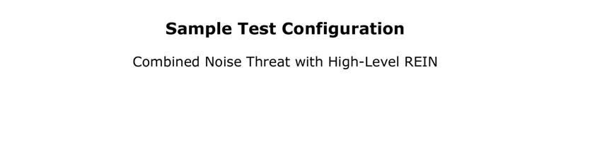 4.8 Combined Noise Threat w/high-level REIN Summary: The Combined Noise Threat