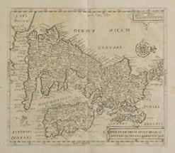 Gentleman s Magazine (publisher), A Map of the Country between Crown Point and Fort Edward, [1759], uncoloured engraved map, 190 x 115mm, mounted, framed and glazed, together with A Plan of the City