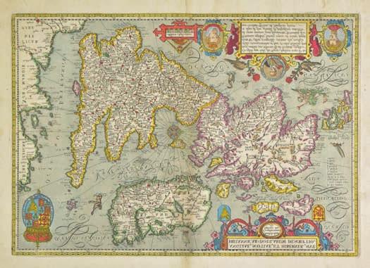 fold, 630 x 855mm R. W. Shirley. Printed Maps of the British Isles 1650-1750. Inselin 1. (1) 150-200 Lot 142 143 British Isles.