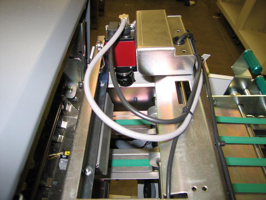 Autoread Camera fitted in the inserter.