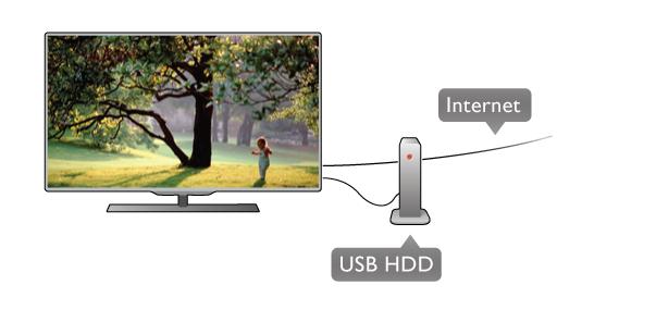 When installing the USB Hard Drive, you can select if you also want to use the USB Hard Drive for rental videos.