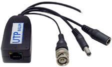 For Using Single Power Adaptor A-3e Passive Video Balun with Video,