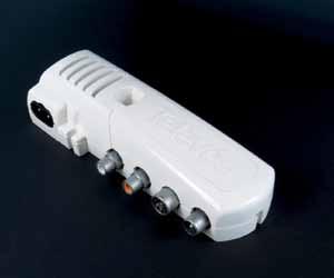 allows the current to go through in order to reach the power supply unit of the LNB.