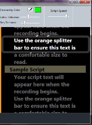 No Chroma key is required for this feature. This is ideal for using with PowerPoint slides. PowerPoint slides can be exported as PDF files.