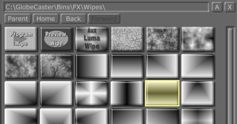 TUTORIAL #4: WIPE TRANSITIONS Wipes are executed in much the same way as mixes/dissolves, except you have to choose the element ahead of time and load
