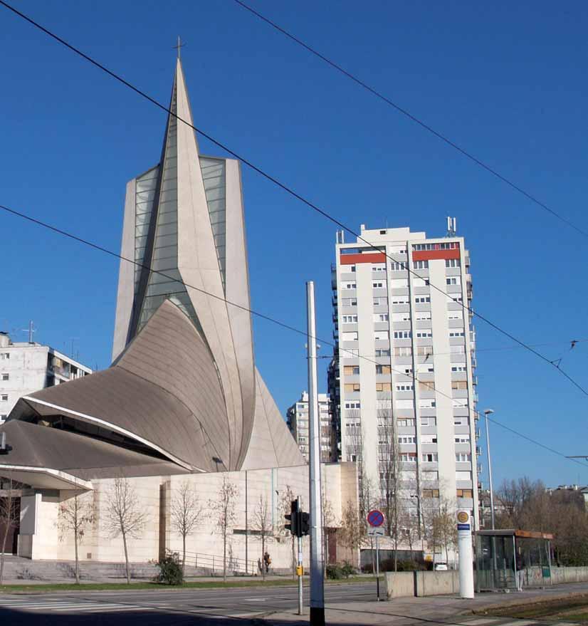 Church of Blessed Augustin Kažotić in Zagreb, 1998-2013 the urban ambience of the church Boris Magaš: Suvremena arhitektura pred zadatkom